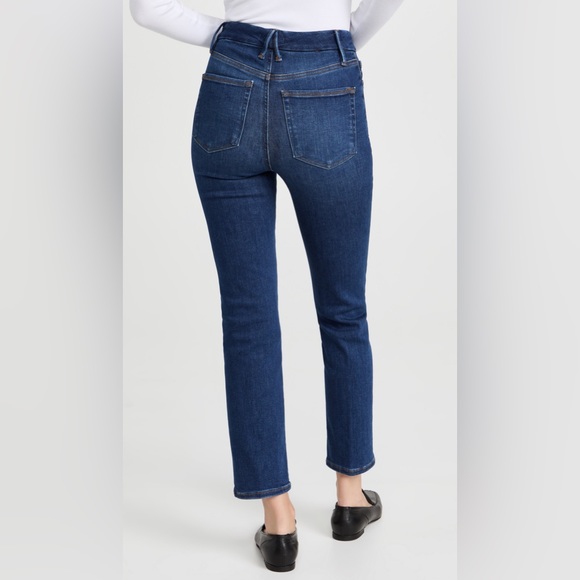 Good American đź’«EUCđź’« Good Classic Always Fits Ankle Straight Jeans - A / 00 - 4 - Picture 2 of 13